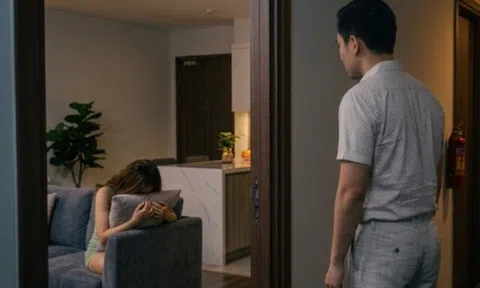 Chị sếp mới ly hôn gọi tôi đến nhà lúc nửa đêm, vừa vào phòng khách tôi đã hoảng hốt