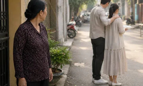 Đi chợ gặp con dâu cũ xin cơm từ thiện, tôi đang hả hê thì thấy chàng trai ngoại quốc đến xoa bụng cô ấy