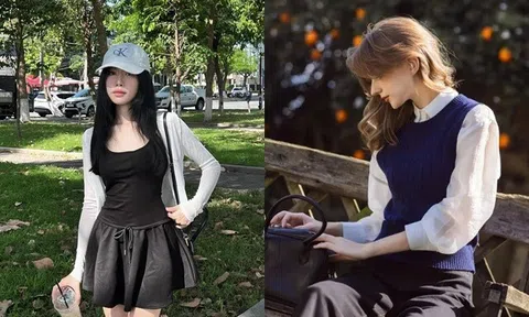 Hà Nội nắng gắt ban ngày, chiều tối dễ mưa: Hội mặc đẹp có ngay công thức phối đồ "2 trong 1"