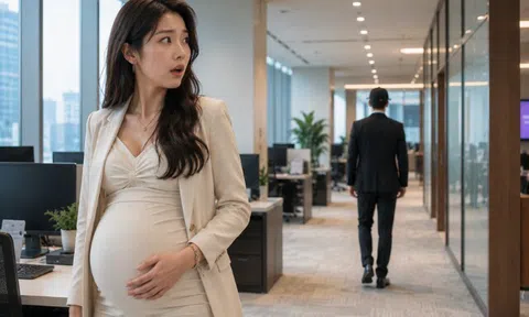Gặp chồng cũ đến công ty chồng mới xin việc, tôi bế bụng bầu đến chào thì xót xa khi anh vén tóc