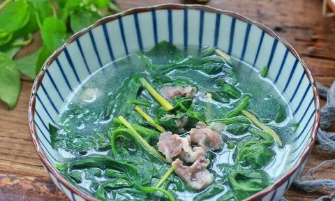 Lá này canxi gấp 2 lần sữa, nấu canh rất ngon, giúp bổ tỳ, tiêu sưng lại thanh mát ngày nhưng ít người biết ăn
