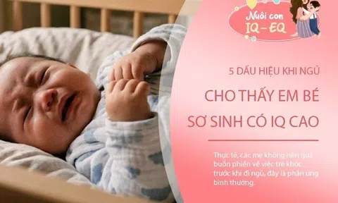 "Bắt bài" 5 thói quen khi ngủ cho thấy trẻ sơ sinh sở hữu trí não vượt trội