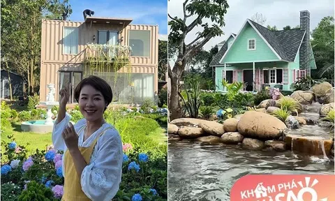 Nữ diễn viên miền Bắc là "phú bà nhiều nhà", làm cơ ngơi bằng container đẹp như truyện cổ tích