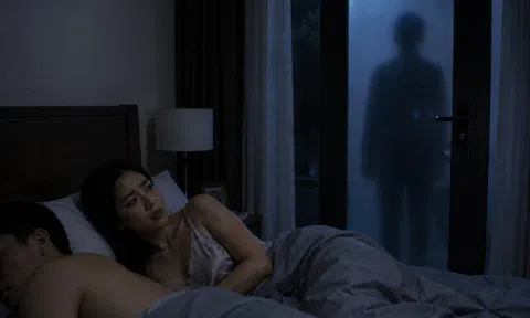 Một tuần về quê chồng ở cữ đêm nào cũng thấy bóng người trước cửa, nhìn rõ mặt mới giật mình