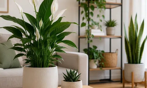 12 cây cảnh hút bụi mịn cực đỉnh, còn là "nam châm" hút tài lộc, càng chăm càng vượng người, vượng lộc