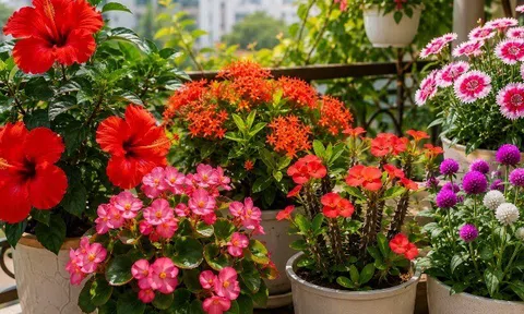 6 loài hoa nở quanh năm như "máy đẻ hoa", càng nhiều hoa càng vượng khí, lộc lá đầy sân