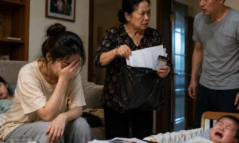 3 đứa con thay nhau ốm, tôi kiệt sức đòi bỏ chồng nhưng chiếc túi đen mẹ chồng lấy ra đã thay đổi tất cả