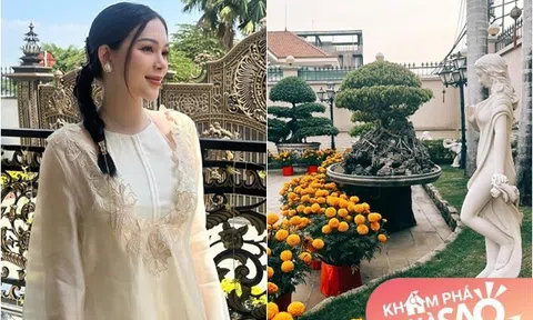 Căn biệt thự nơi Linh Rin sống cùng con trai tỷ phú Johnathan Hạnh Nguyễn, nhìn sảnh vào đã đủ bề thế