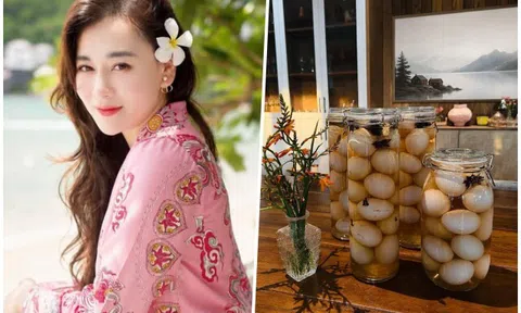 Phương Oanh làm trứng muối cực đơn giản mà thành công mĩ mãn lại không bị mặn, ai sắp làm bánh Trung thu tham khảo ngay