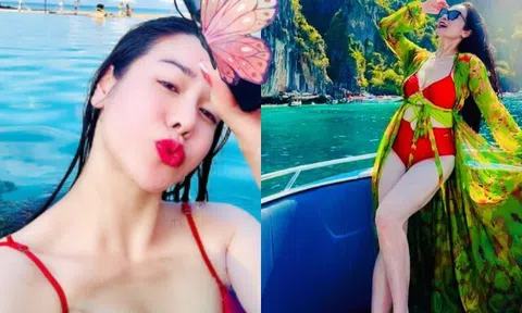Mẹ đơn thân 41 tuổi khoe ảnh chụp cùng cầu thủ Đình Bắc gây bão MXH, là chủ tịch 5 công ty, đẹp nóng bỏng sau sinh con gái lai Tây