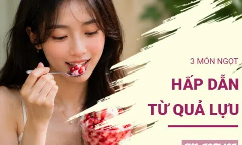 3 món ngọt hấp dẫn từ quả lựu - “viên ngọc đỏ” của mùa thu