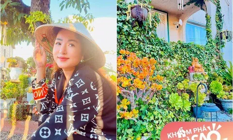 Thúy Nga giờ chỉ thích ở ngoài vườn cả ngày, trầm trồ "vườn nhà bà Nga" đẹp mê tại biệt thự hàng chục tỷ