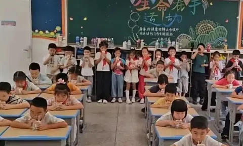 Cô giáo gửi ảnh học sinh tiểu học ăn bữa phụ trong nhóm chat, phụ huynh nhìn kỹ tức giận chất vấn