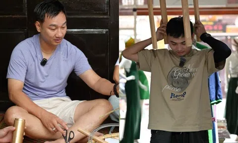 Tập 3 "Bố ơi! Mình đi đâu thế? 2026": Thành Trung "trai phố" chính hiệu, Huy R tự làm đủ món đồ chơi