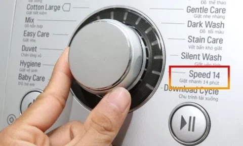 Đừng tùy tiện dùng chế độ giặt nhanh của máy giặt, hiểu lý do tôi mới biết mình dùng sai bao năm qua