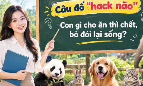Câu đố 9/10 người trả lời sai: Con gì cho ăn thì chết, bỏ đói lại sống?
