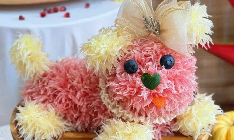 Cách làm chó bưởi cho mâm cỗ Trung thu cực đơn giản, mẹ nào vụng mấy cũng thực hiện được
