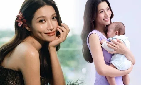 Á hậu Quỳnh Châu đón Trung thu đầu tiên con trai: "Tôi mong tuổi thơ con được cầm lồng đèn thay vì dùng điện thoại"