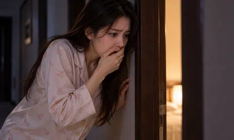 Cuối tuần anh trai chị dâu về chơi, vô tình đi ngang nhìn vào phòng anh chị, tôi khóc không thành tiếng