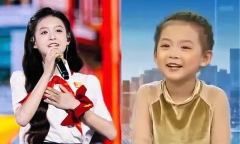 "Em gái quốc dân VTV" 6 tuổi đã được thử dẫn MC Thời sự, nay phủ sóng giờ vàng, hát ở "concert quốc gia"