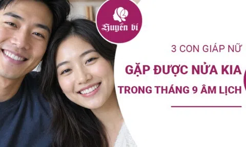 Tháng 9 âm lịch: 3 con giáp nữ sắp thoát ế, tình duyên khởi sắc
