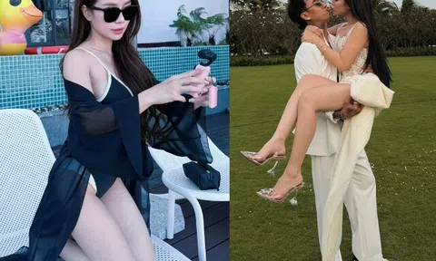 Hot girl TP.HCM 2 năm sinh 2 con rồi làm mẹ đơn thân, giờ U30 được chồng chiều như em bé, hết lòng chăm con riêng