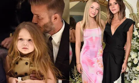 Harper Beckham cầu xin mẹ gọi điện cho nhà trường vì bị cấm trang điểm đi học, phản ứng của vợ David Beckham gây bất ngờ