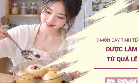 3 món ngon từ quả lê - thanh tao trong từng hương vị