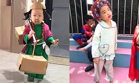1001 màn hoá trang Halloween "1 phần đáng sợ 9 phần hài hước" của trẻ nhỏ, xem đến đâu cười xỉu đến đấy
