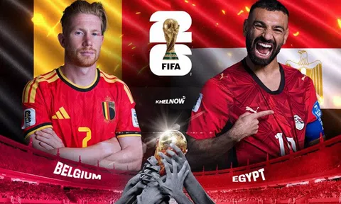Nhận định Bỉ vs Ai Cập: Kevin De Bruyne đối đầu Mohamed Salah