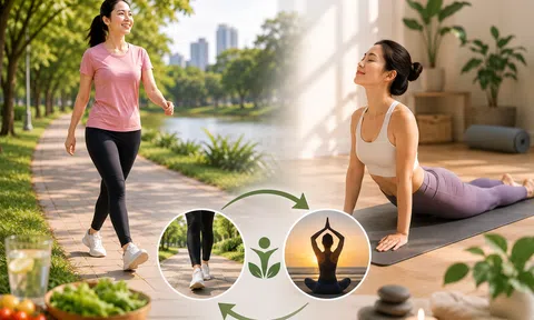 Bí quyết kết hợp đi bộ và yoga để giảm mỡ và chậm lão hóa