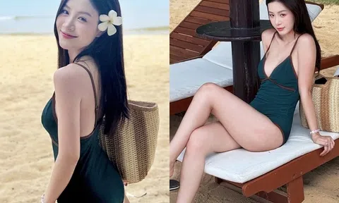 “Hoa hậu người Tày” gây sốt VTV: Diện bikini khoe da trắng bật tông, sắc vóc mẹ 1 con gây choáng