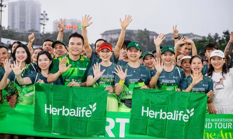 Herbalife Việt Nam tiếp tục phối hợp với VnExpress để khuyến khích lối sống lành mạnh với tư cách là Nhà tài trợ Kim cương cho giải VnExpress Marathon Grand Tour Nghệ An 2026