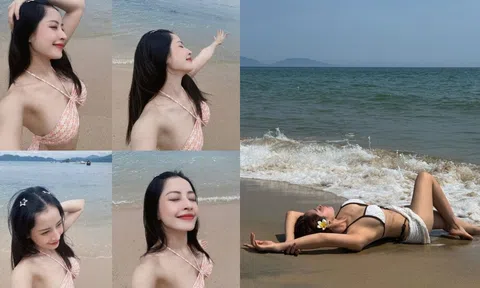 Nóng bỏng mắt với đường cong của Chi Pu khi diện bikini phô diễn hình thể chuẩn không cần chỉnh