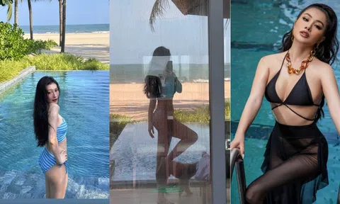 Tình cũ Lương Bằng Quang 'đốt mắt' CĐM khi khoe đường cong cơ thể với bikini