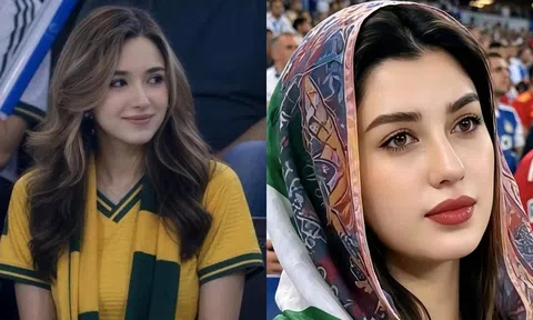 Quá xinh đẹp tới mức vô thực, cô gái trên khán đài World Cup bị cả thế giới nghi là AI: Chính chủ phải lên tiếng