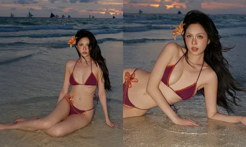 Clip 29 giây của Ngọc Trinh gây sốt: Diện bikini khoe vóc dáng nóng bỏng