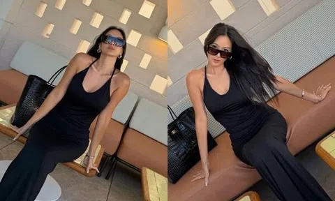 Diện váy khoét ngực ôm sát, bà ngoại hot nhất MXH 'gây sốt' vì vóc dáng tuổi U50