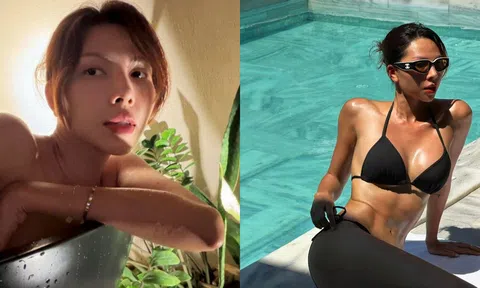 Clip full HD: Siêu mẫu Minh Triệu khoe dáng nóng bỏng với bikini