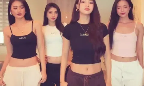 Clip 15 giây ghi trọn màn khoe eo thon, tôn dáng của 4 mỹ nhân nhà Sen Vàng