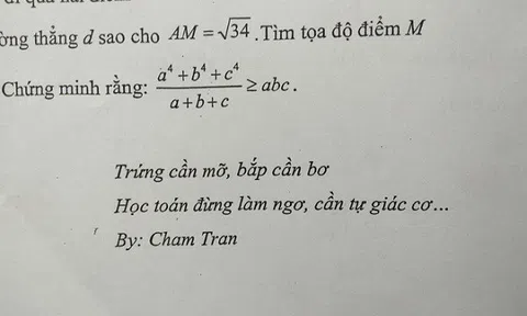 Giáo viên toán bắt trend "trứng rán bắp bơ", học sinh "đứng hình" vì lời nhắn dễ thương