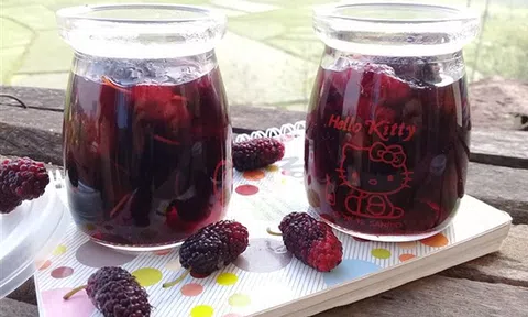 Dâu tằm vào mùa, làm ngay món này giải nhiệt mùa hè cực hiệu quả