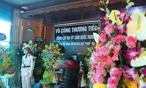 Chiến sỹ công an hi sinh: Truy thăng quân hàm, đề xuất truy tặng Huân chương chiến công hạng Nhì