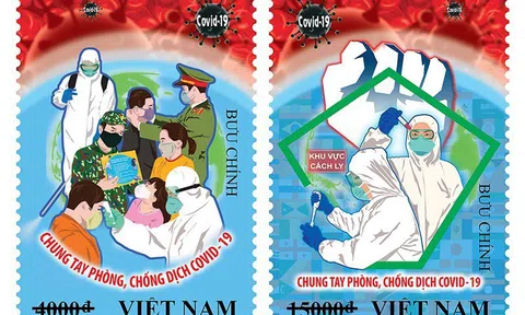 Phát hành bộ tem “Chung tay phòng, chống dịch Covid-19”