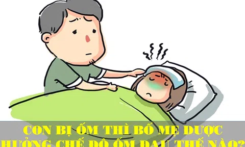 Con nhập viện thì bố mẹ được hưởng chế độ ốm đau thế nào?