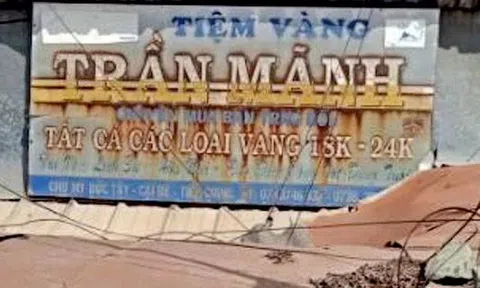 Chủ tiệm vàng trình báo bị trộm đột nhập, 22 lượng vàng "không cánh mà bay"