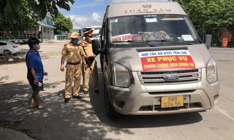 Phát hiện xe dán biển phục vụ phòng chống dịch chở linh kiện súng hơi