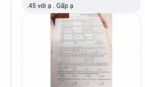 Thí sinh lén chúp đề thi Toán rồi "tuồn" ra ngoài là học sinh giỏi 3 năm liền