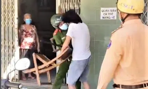 Xử lý nghiêm đối tượng vác ghế tấn công tổ tuần tra vì bị nhắc nhở đeo khẩu trang