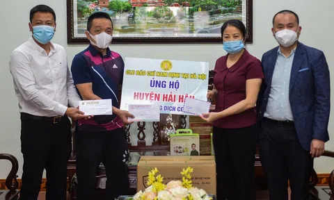 Những nghĩa cử cao đẹp của CLB báo chí Nam Định tại Hà Nội dành cho quê hương